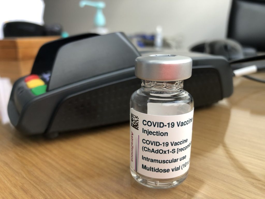 flacon de vaccin Covid